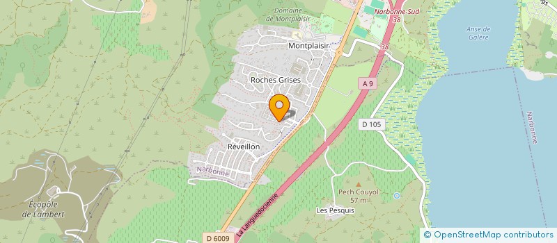 localisation de l'entreprise MADAME CELINE GIRARD  NARBONNE