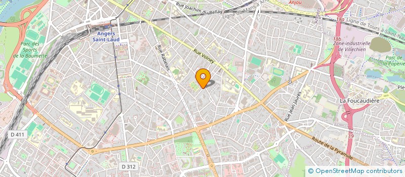 localisation de l'entreprise MADAME CELINE GIRARD à ANGERS