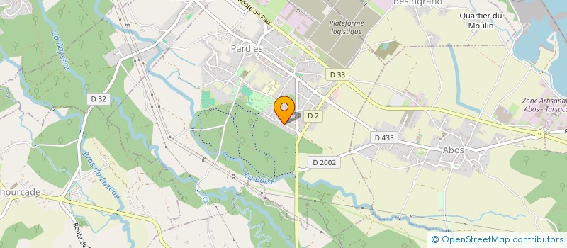 localisation de l'entreprise MADAME CELINE GIRARD  PARDIES