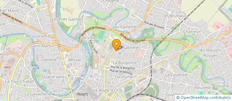 localisation de l'entreprise MADAME CELINE GIRARDEAU  NIORT