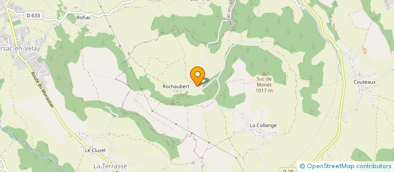 localisation de l'entreprise MADAME CELINE GIRARDET  SAINT-ETIENNE-LARDEYROL