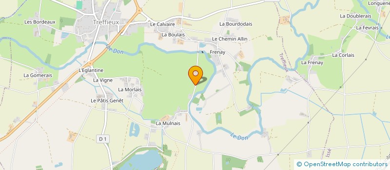 localisation de l'entreprise MADAME CELINE GIRAUDEAU  TREFFIEUX