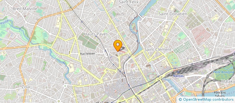 localisation de l'entreprise MADAME CELINE GLATRE  NANTES