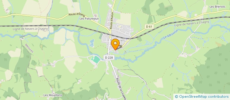 localisation de l'entreprise MADAME CELINE GLUSCEVIC  MESVRES