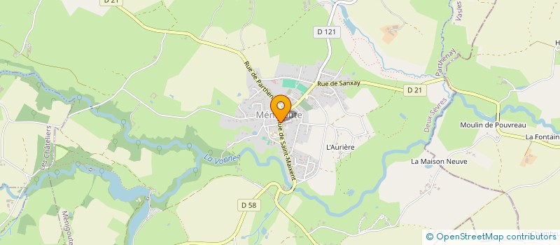 localisation de l'entreprise MADAME CELINE GOBIN  MENIGOUTE