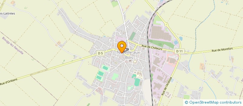 localisation de l'entreprise MADAME CELINE GODEFROY à NEUVILLE-AUX-BOIS