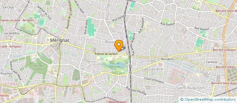 localisation de l'entreprise MADAME CELINE GODEMET  MERIGNAC