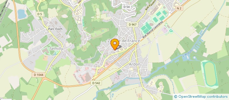 localisation de l'entreprise MADAME CELINE GODET-DAREAU à LAON