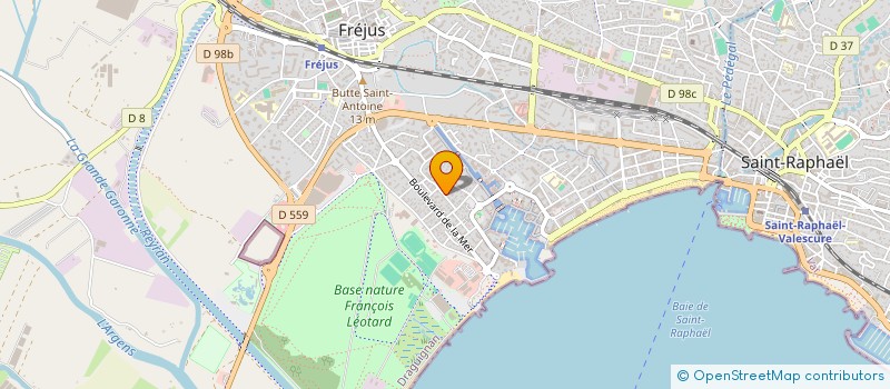 localisation de l'entreprise MADAME CELINE GODON à FREJUS