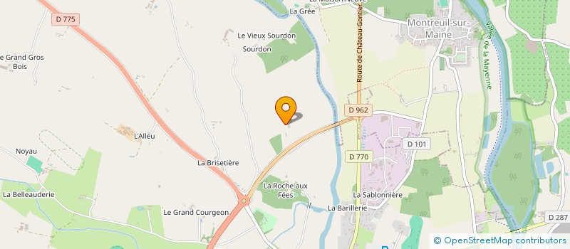 localisation de l'entreprise MADAME CELINE GOHARD  LE LION D'ANGERS