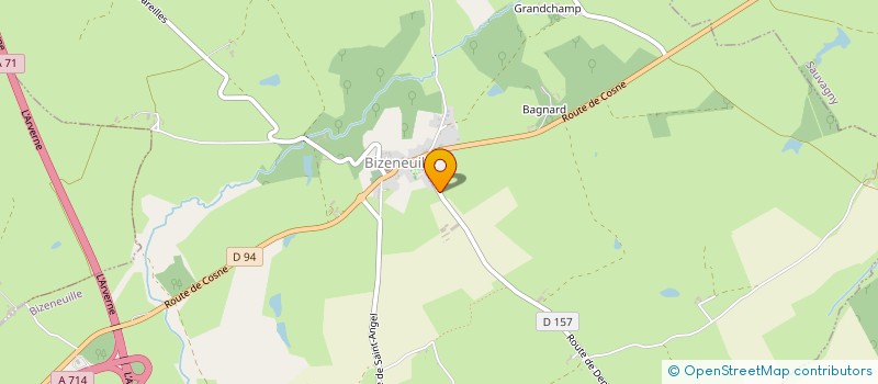 localisation de l'entreprise MADAME CELINE GONCALVES  BIZENEUILLE