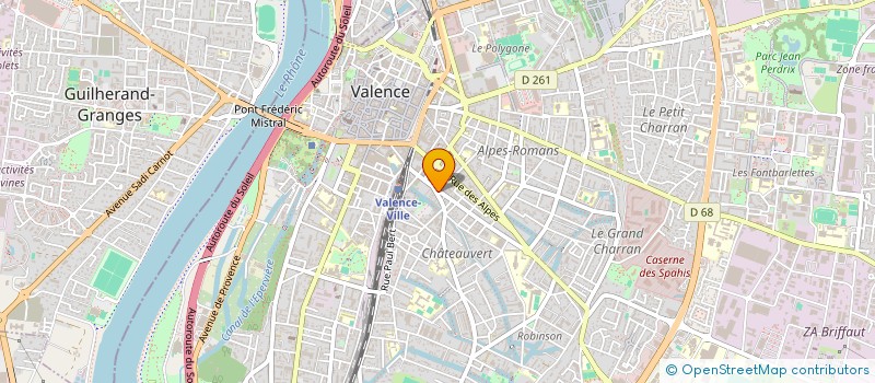 localisation de l'entreprise MADAME CELINE GONCALVES à VALENCE