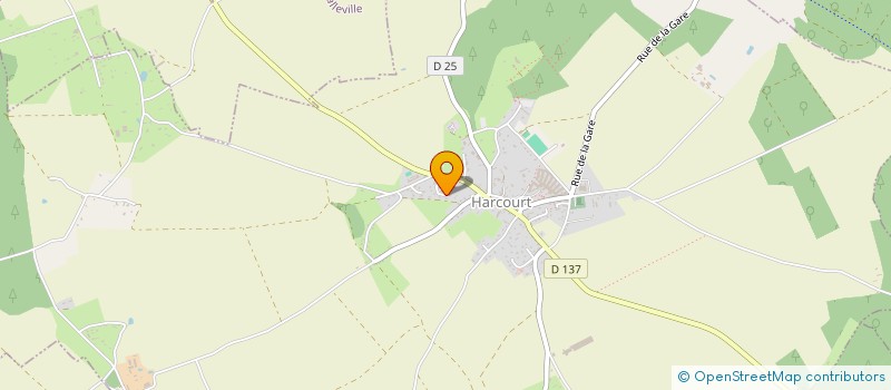 localisation de l'entreprise MADAME CELINE GONORD  HARCOURT