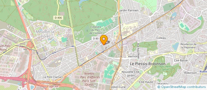 localisation de l'entreprise MADAME CELINE GONZALES à CLAMART