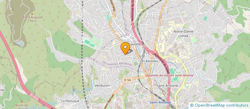 localisation de l'entreprise MADAME CELINE GONZALEZ à LES PENNES-MIRABEAU