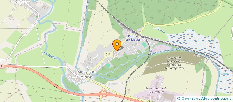 localisation de l'entreprise MADAME CELINE GOSSOT à PAGNY-SUR-MEUSE