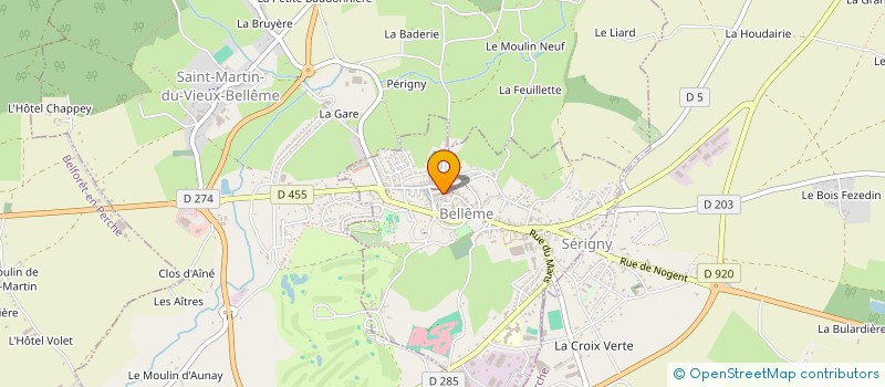 localisation de l'entreprise MADAME CELINE GOUDE à BELLEME