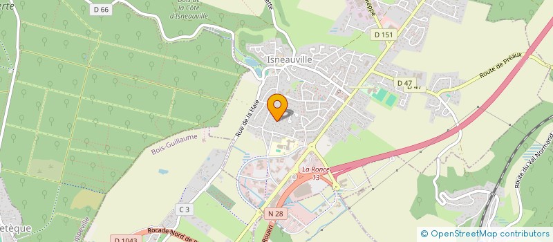 localisation de l'entreprise MADAME CELINE GOUJARD à ISNEAUVILLE