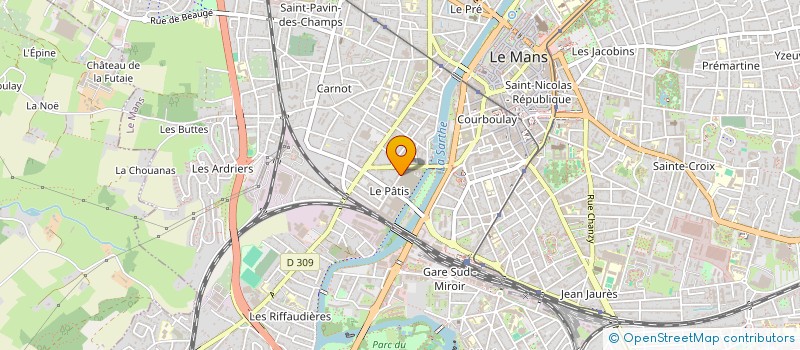 localisation de l'entreprise MADAME CELINE GOUJU à LE MANS