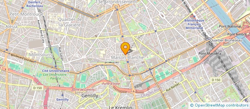 localisation de l'entreprise MADAME CELINE GOULOBA MANGOH KEYANFE  PARIS