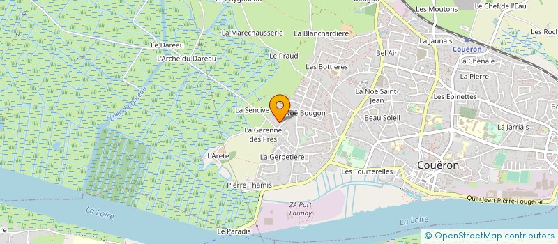 localisation de l'entreprise MADAME CELINE GOURBI à COUERON
