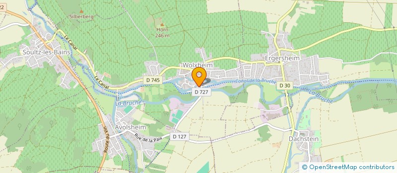 localisation de l'entreprise MADAME CELINE GRADIT à WOLXHEIM