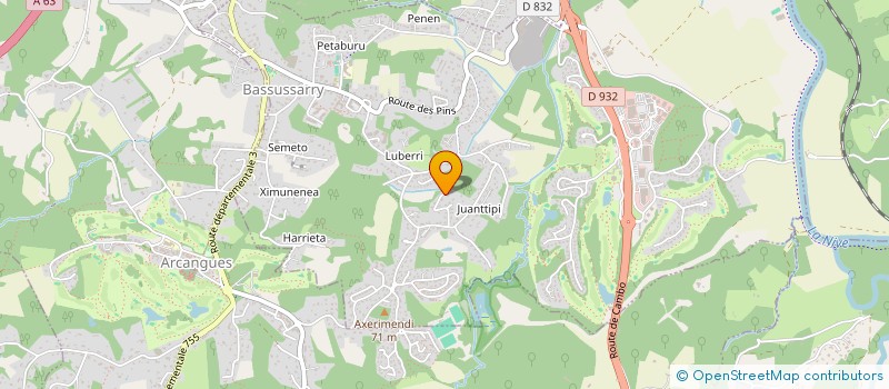 localisation de l'entreprise MADAME CELINE GRAND  BASSUSSARRY