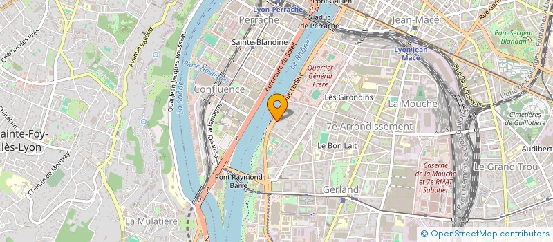 localisation de l'entreprise MADAME CELINE GRANGEAT à LYON