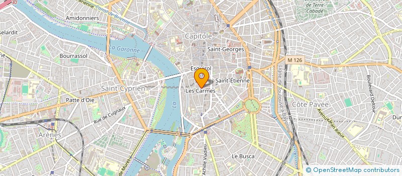 localisation de l'entreprise MADAME CELINE GRANIER  TOULOUSE