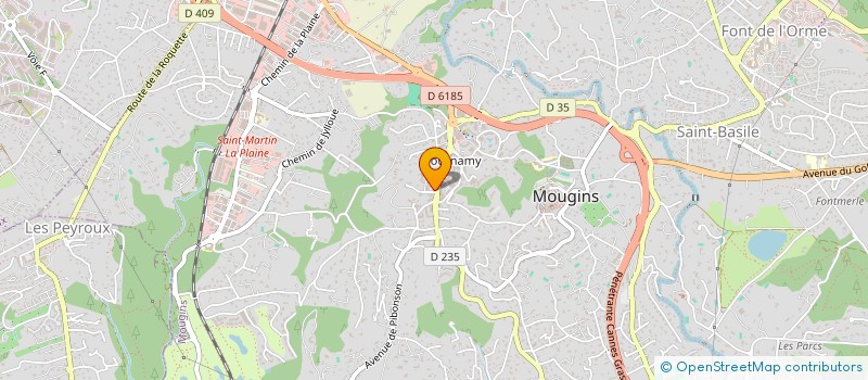 localisation de l'entreprise MADAME CELINE GRASSO à MOUGINS