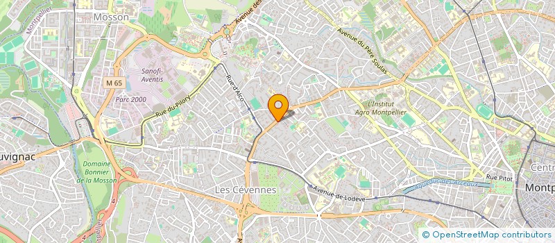 localisation de l'entreprise MADAME CELINE GREFF à MONTPELLIER