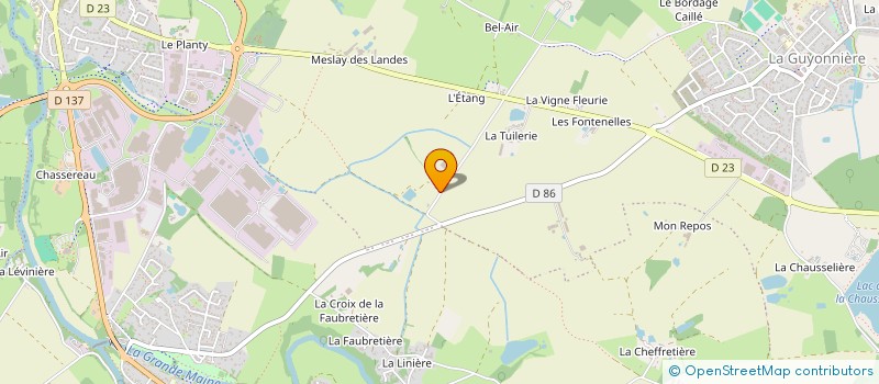 localisation de l'entreprise MADAME CELINE GRELAUD à MONTAIGU-VENDEE