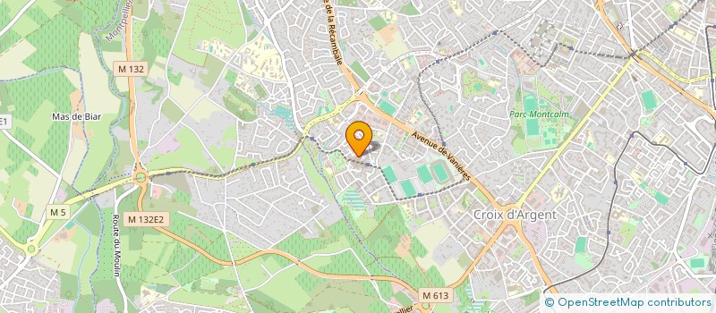 localisation de l'entreprise MADAME CELINE GRIFFON à MONTPELLIER