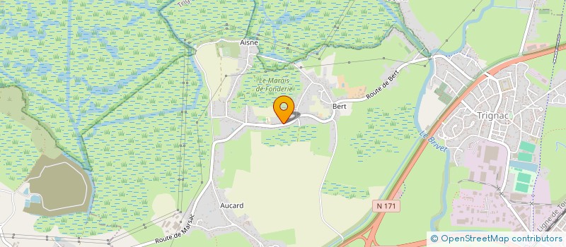 localisation de l'entreprise MADAME CELINE GRIMA  TRIGNAC