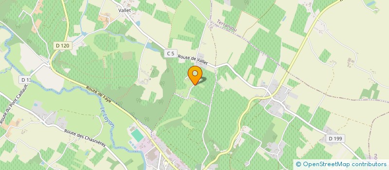 localisation de l'entreprise MADAME CELINE GRIMAUD  BELLEVIGNE-EN-LAYON