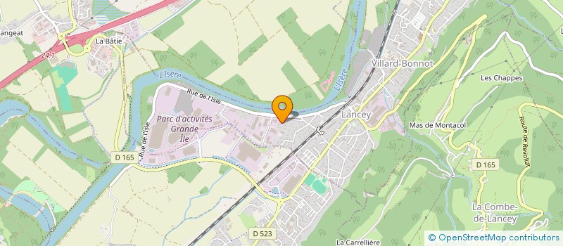 localisation de l'entreprise MADAME CELINE GROC  VILLARD-BONNOT