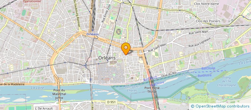 localisation de l'entreprise MADAME CELINE GROSJEAN à ORLEANS
