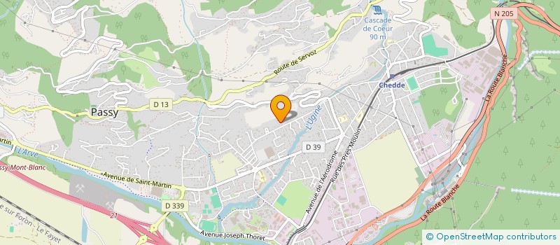 localisation de l'entreprise MADAME CELINE GROSSET-JANIN  PASSY