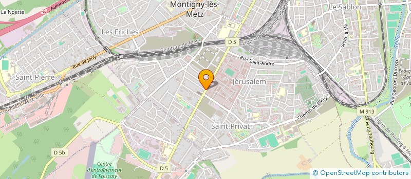 localisation de l'entreprise MADAME CELINE GRUNEWALD à MONTIGNY-LES-METZ