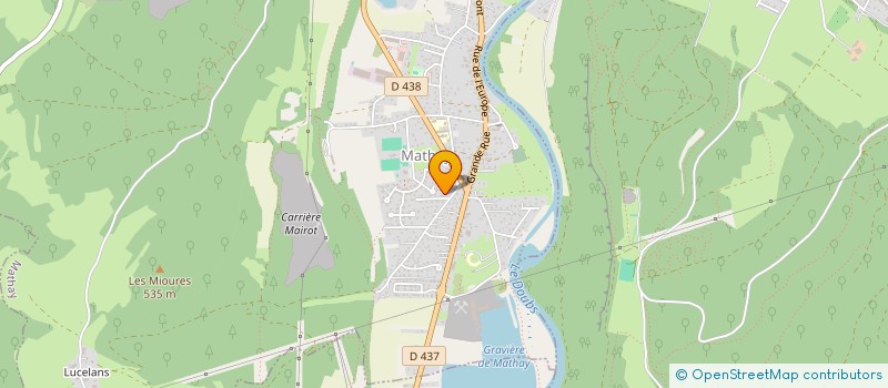 localisation de l'entreprise MADAME CELINE GRUYER  MATHAY