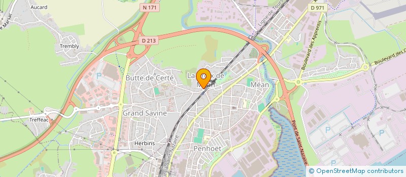 localisation de l'entreprise MADAME CELINE GRYMONPREZ  TRIGNAC