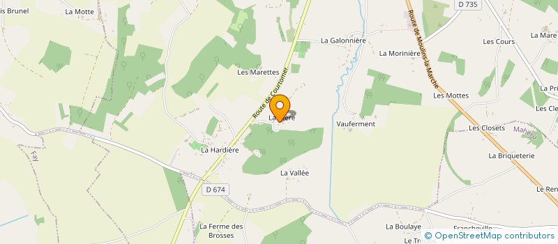 localisation de l'entreprise MADAME CELINE GUALDE à SAINTE-GAUBURGE-SAINTE-COLOMBE