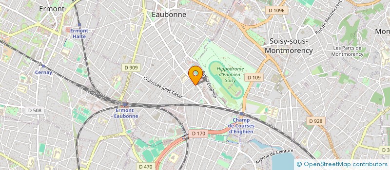 localisation de l'entreprise MADAME CELINE GUANGXU RAN à EAUBONNE
