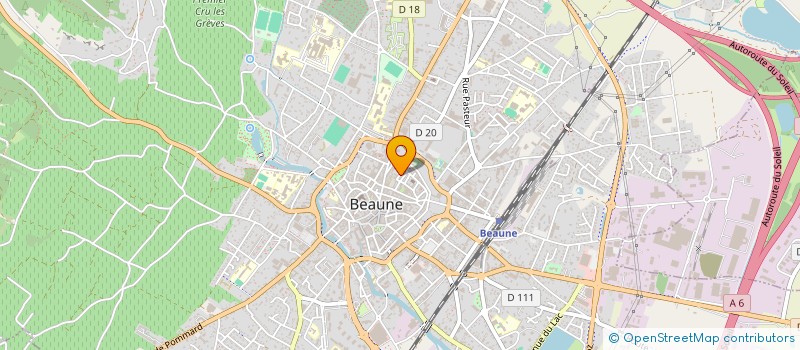 localisation de l'entreprise MADAME CELINE GUARINONI à BEAUNE