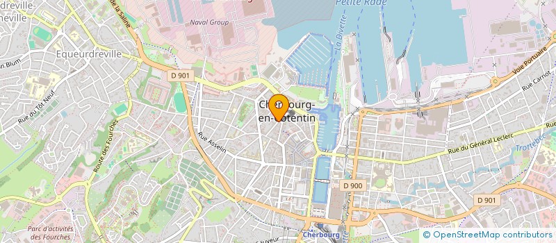 localisation de l'entreprise MADAME CELINE GUERARD  CHERBOURG-EN-COTENTIN