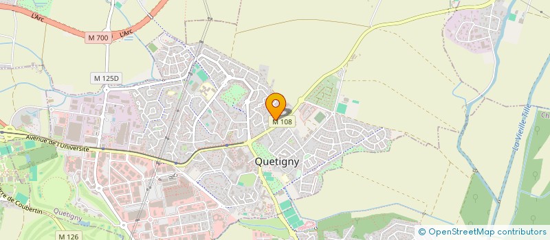 localisation de l'entreprise MADAME CELINE GUERIAUD à QUETIGNY