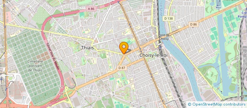 localisation de l'entreprise MADAME CELINE GUERIN à CHOISY-LE-ROI