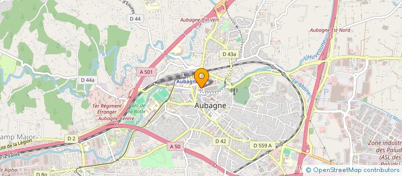localisation de l'entreprise MADAME CELINE GUERIN à AUBAGNE