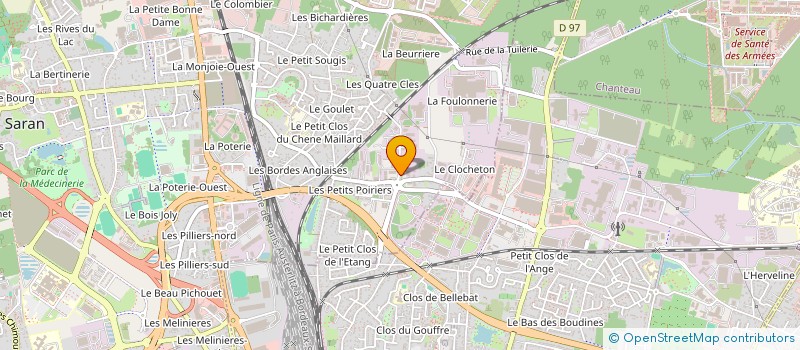 localisation de l'entreprise MADAME CELINE GUERIN  ORLEANS