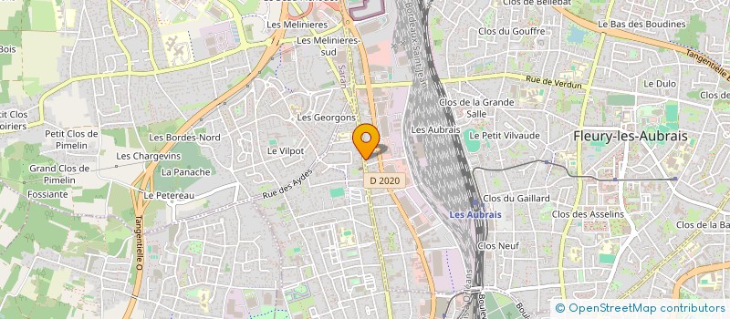 localisation de l'entreprise MADAME CELINE GUERRE à FLEURY LES AUBRAIS